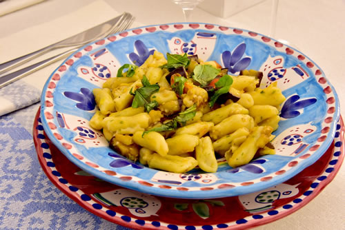 Menù vegetariano